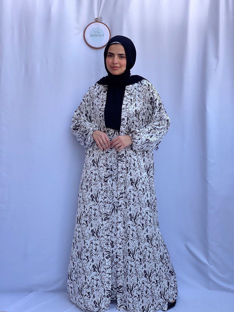 Hagag Lamma Satin Kimono