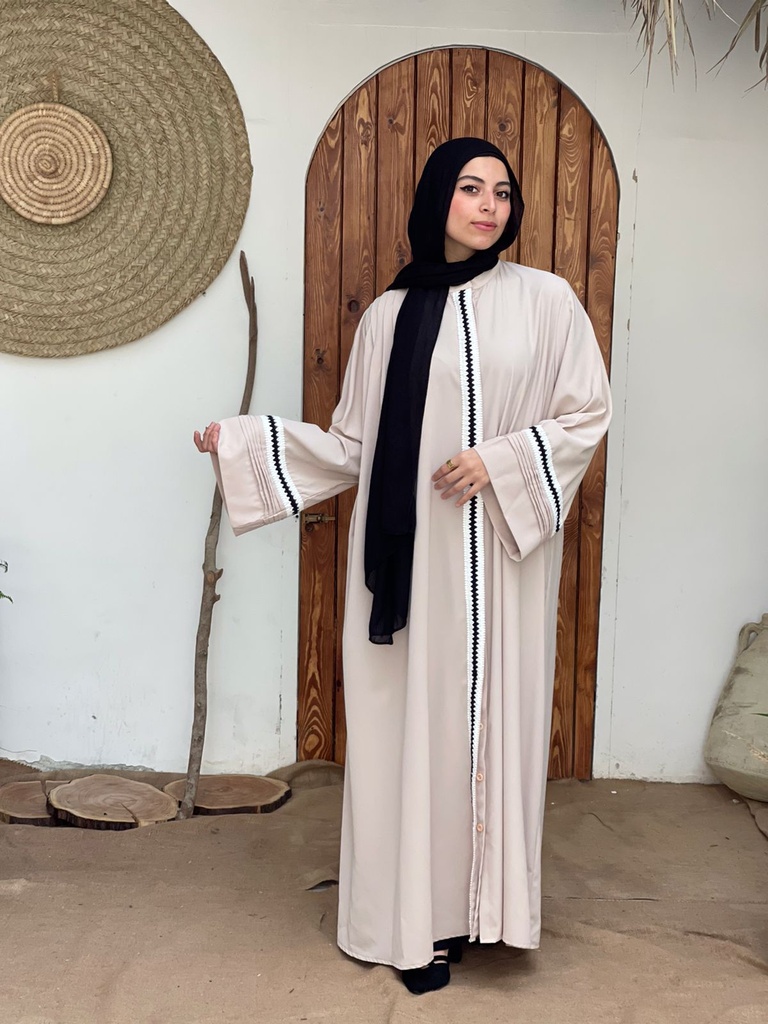 Hagag Hoda Abaya - Beige