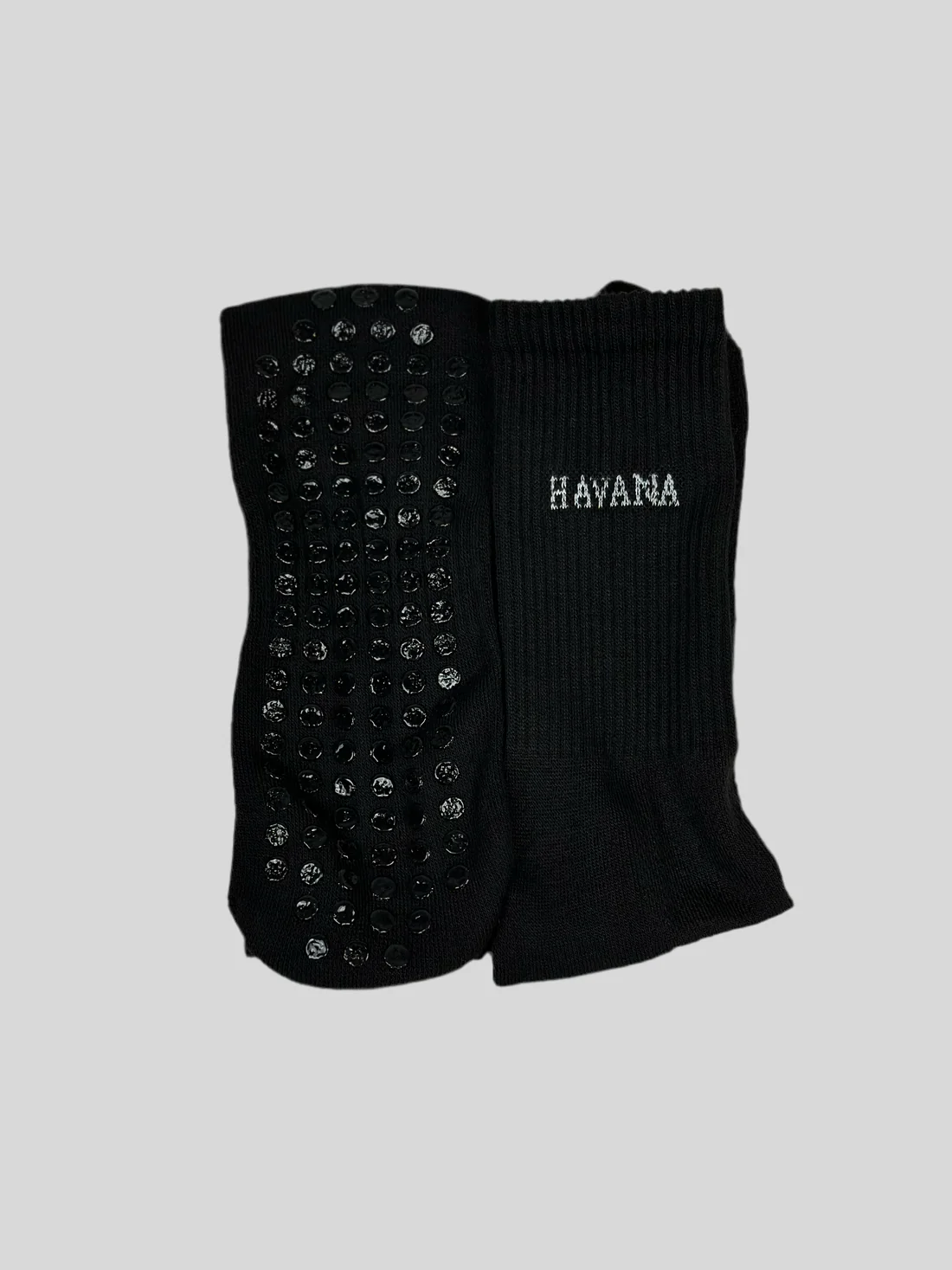 dot Silicone Black Socks