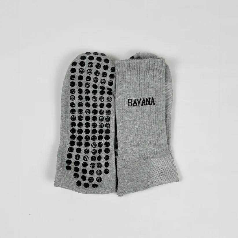 dot Silicone Grey Socks