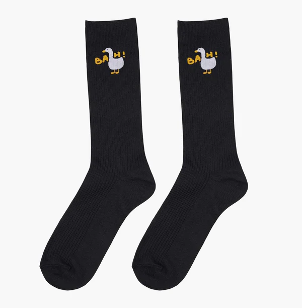 dot Black Duck Socks