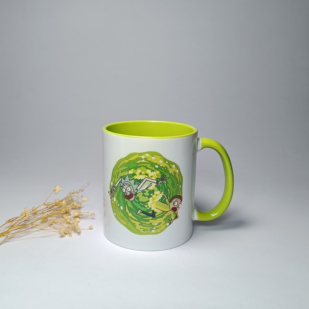 dot rick and morty mug
