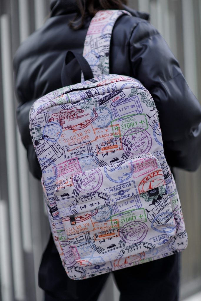 dot bag stamps pattern