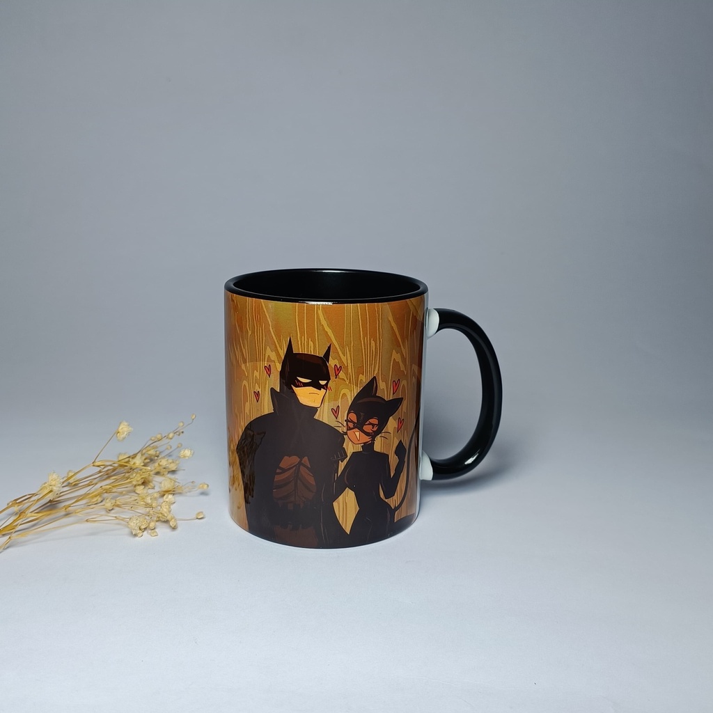 dot batman mug