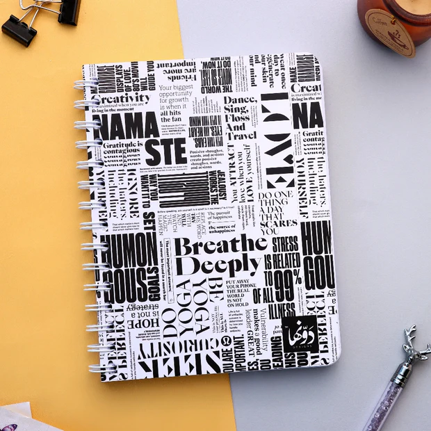 dot Notebook wired breathe deeply
