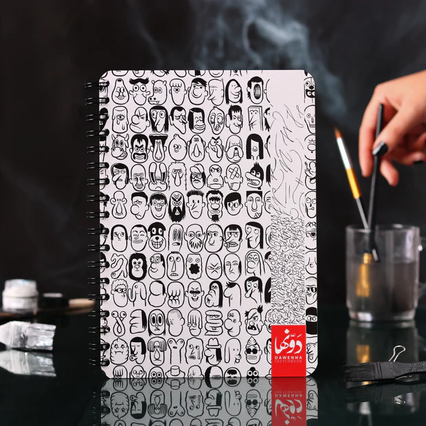 dot sketchbook freaky faces
