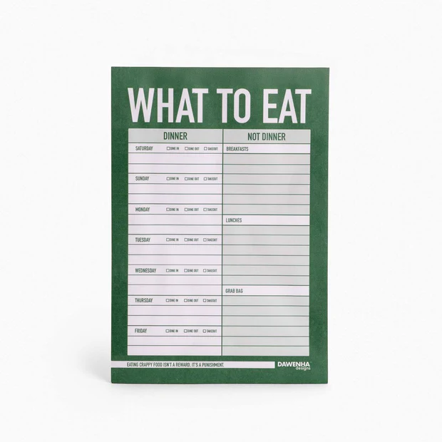 dot to-do english - what to eat