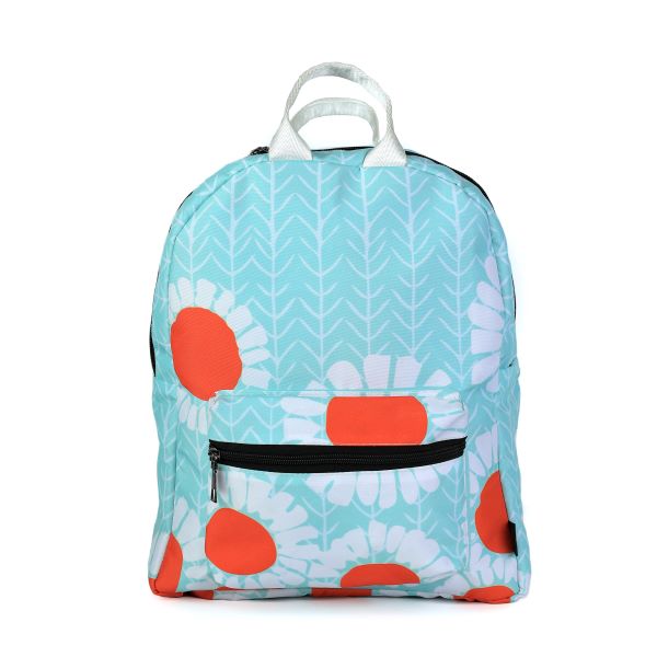 dot white flower mini bag