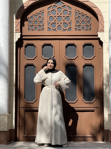 Hagag Hoda Abaya - Vanillla