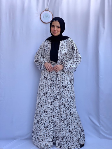 Hagag Lamma Satin Kimono