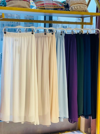 Hagag Rowena Chiffon Skirt - Offwhite
