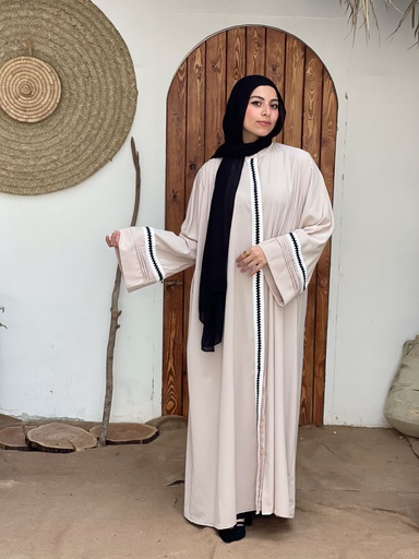 Hagag Hoda Abaya - Beige