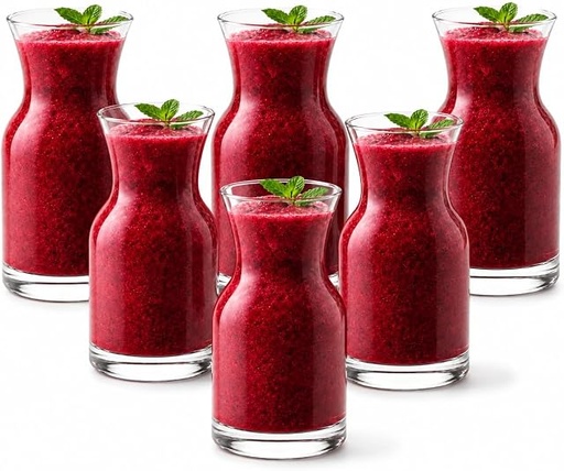 Hagag ova 200ml clear glass tumblers for juice water soft drinks cold beverages everyd