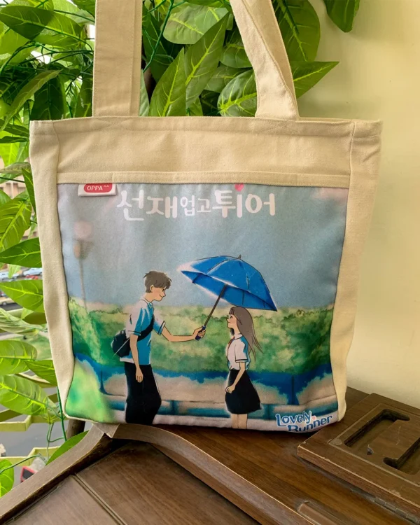[4435] dot Tote Bag Lovely Runner Magical V.2