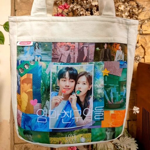 [4438] dot Tote Bag Love Next Door Magical