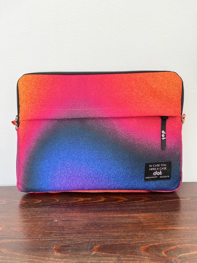 [4457] dot Gradient glow in Sunset hues 13 inch