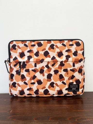 [4467] dot Leopard print 15.6 inch Laptop Sleeve