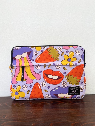 [4470] dot Pop explosion in lavender 13 inch Laptop Sleeve