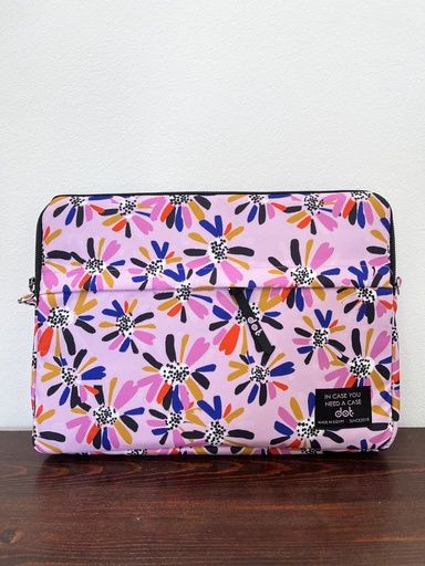 [4473] dot Wildflower in pink 13 inch Laptop Sleeve