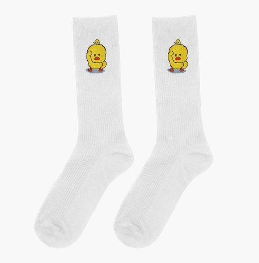[4499] dot Little Chick Yellow Socks