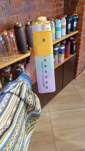 [4543] dot square acrylic bottle 900ml