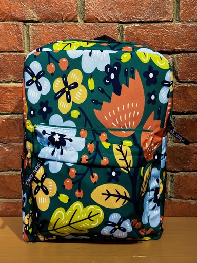 [4873] dot floral green pattern