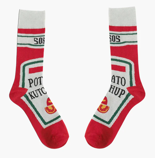 [4947] dot Potato Kutchup Socks