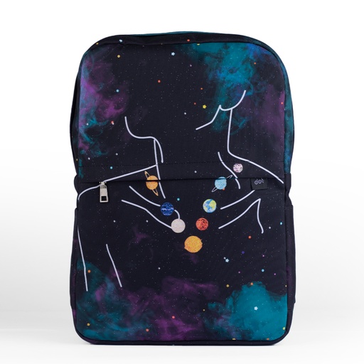 [2432] dot bag plantes necklace printed