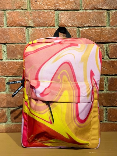 [4866] dot pink orange marble