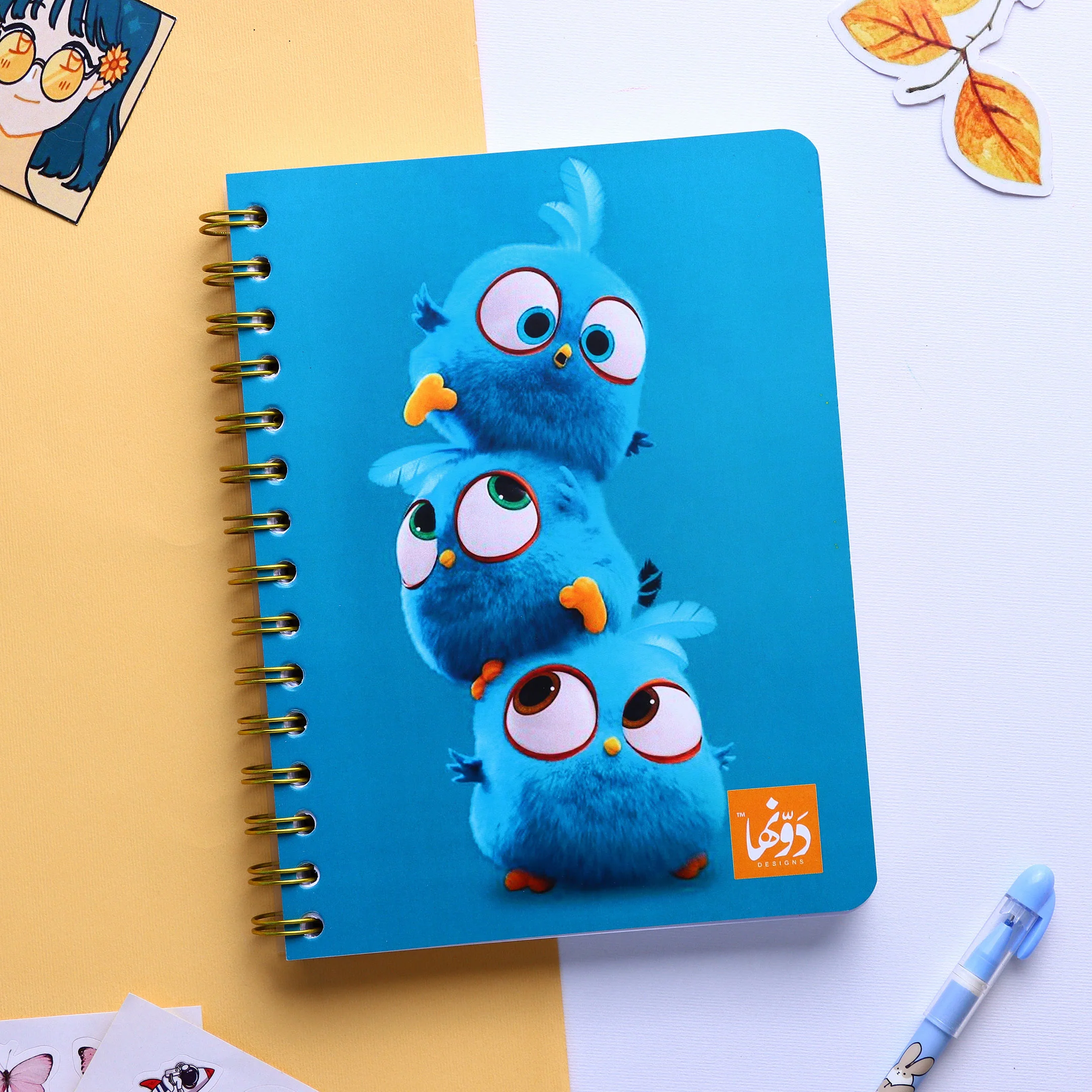 [3338] dot Notebook wired angry bird
