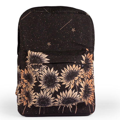 [3101] dot bag sunflower printed