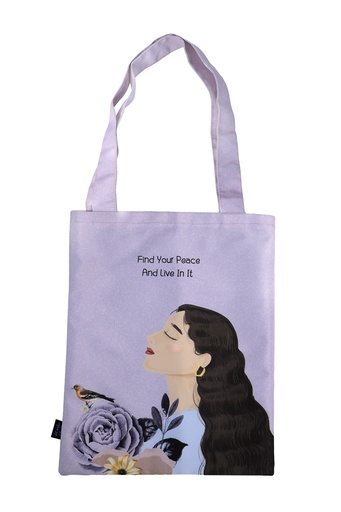 [3484] dot find peace tote bag