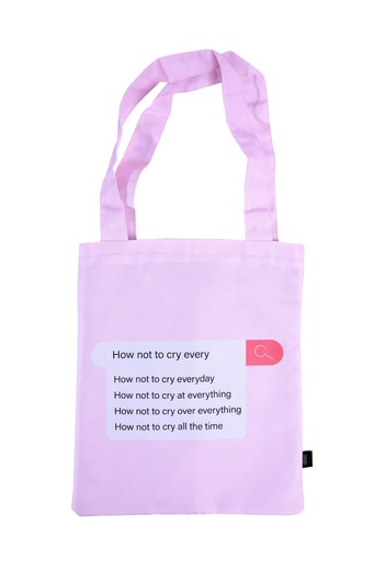 [3482] dot how not to tote bag