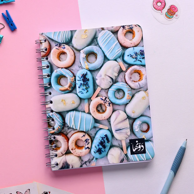 [3332] dot Notebook wired ice cream