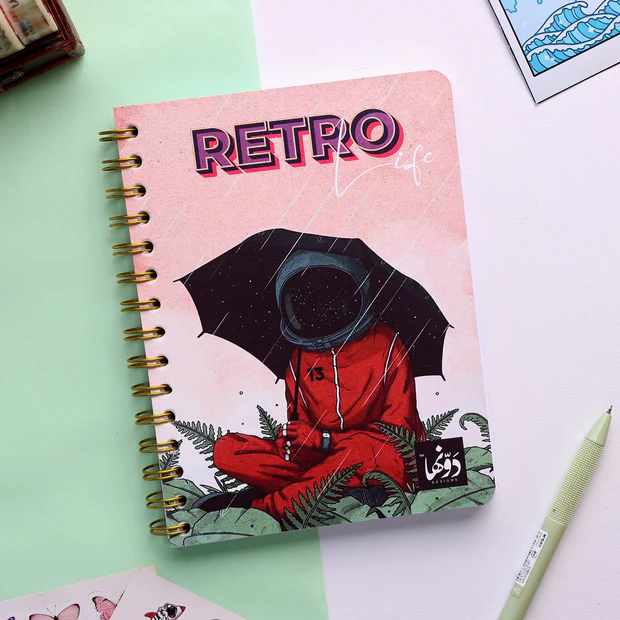 [3340] dot Notebook wired reto
