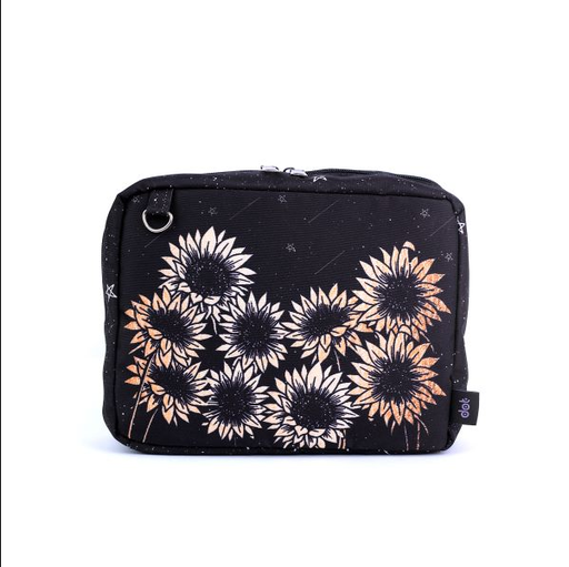 [3474] dot sunflower makeup bag