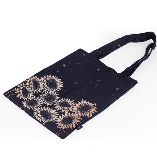 [3107] dot sunflower tote bag