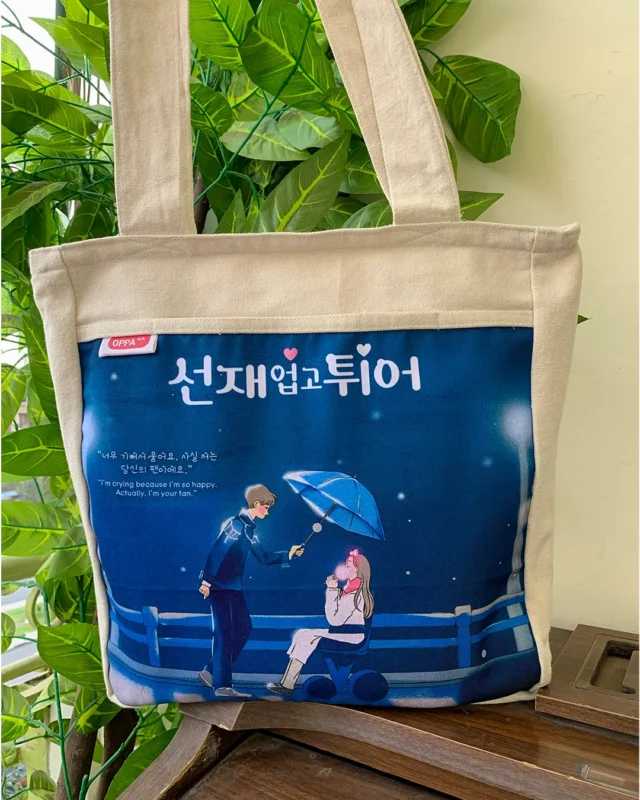 [4436] dot Tote Bag Lovely Runner Magical V.3