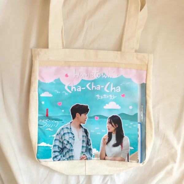 [3958] dot Tote Bags Cha Cha